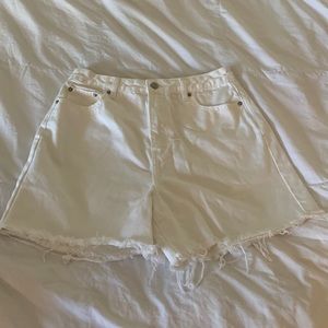 Glassons White Denim Shorts Size 8